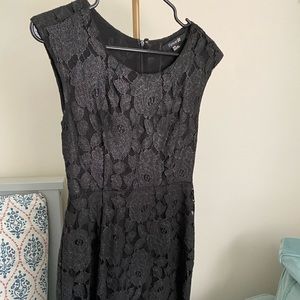 Forever 21 Size Medium Black Bodycon Shimmer Dress